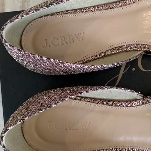 Sloan Mermaid Glitter D’Orsay Flats-RARE NWT - Picture 4 of 9